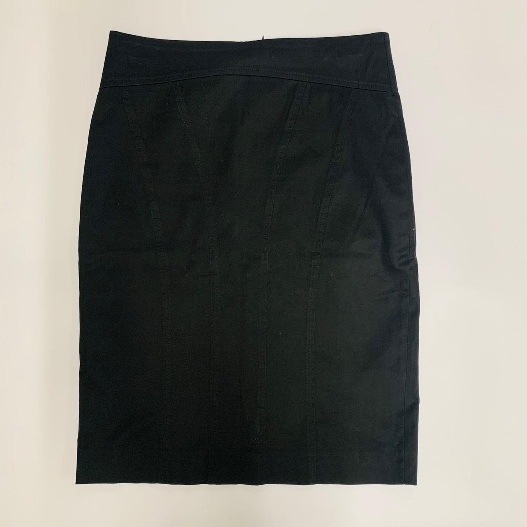 JOSEPH Black Classic Short Length Ladies A-Line Skirt Size UK 10