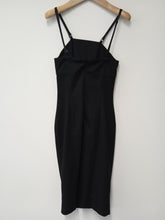 Load image into Gallery viewer, MARKS &amp; SPENCER Ladies Black Sleeveless Square Neck Dress Size UK8
