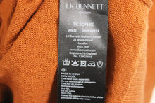 Load image into Gallery viewer, L.K. BENNETT Ladies Brown Wool Long Sleeve Collared Jumper Size L

