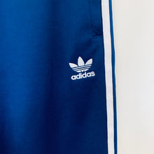 Load image into Gallery viewer, ADIDAS Blue White Stripe Plastic Waste Edition Men&#39;s Track Pant S NEW
