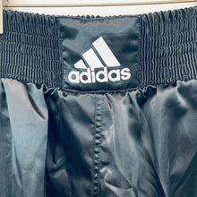 Load image into Gallery viewer, ADIDAS Black Men&#39;s White Stripe Kick Boxing Track Pants Trousers UK S NEW
