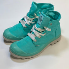 Load image into Gallery viewer, PALLADIUM Ladies Green Waterproof Lightweight Bootie High Top Boot Shoe UK 5.5
