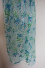 Load image into Gallery viewer, LOST INK Ladies Blue &amp; Green Floral Print One-Shoulder Dress Size UK10 NEW
