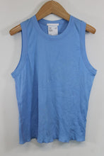 Load image into Gallery viewer, HELMUT LANG Ladies Baby Blue Cotton Sleeveless Round Neck Vest Top Size M

