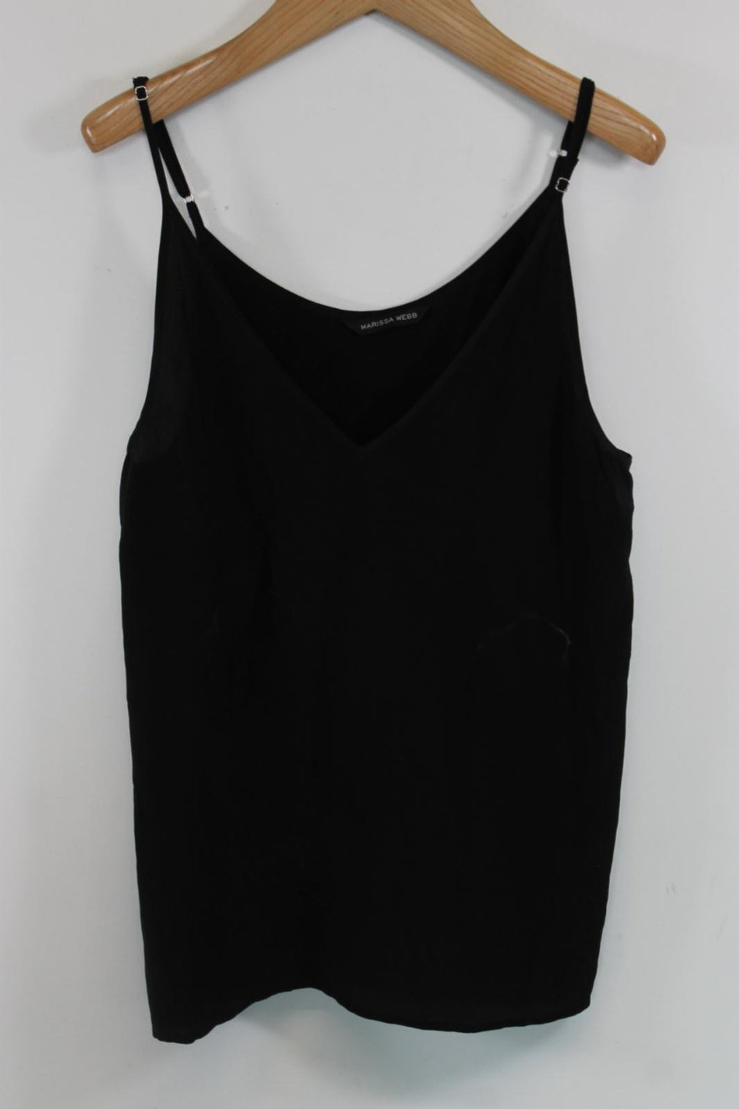 MARISSA WEBB Ladies Black Cotton Camisole Vest Top Size M