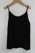 Load image into Gallery viewer, MARISSA WEBB Ladies Black Cotton Camisole Vest Top Size M
