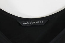 Load image into Gallery viewer, MARISSA WEBB Ladies Black Cotton Camisole Vest Top Size M
