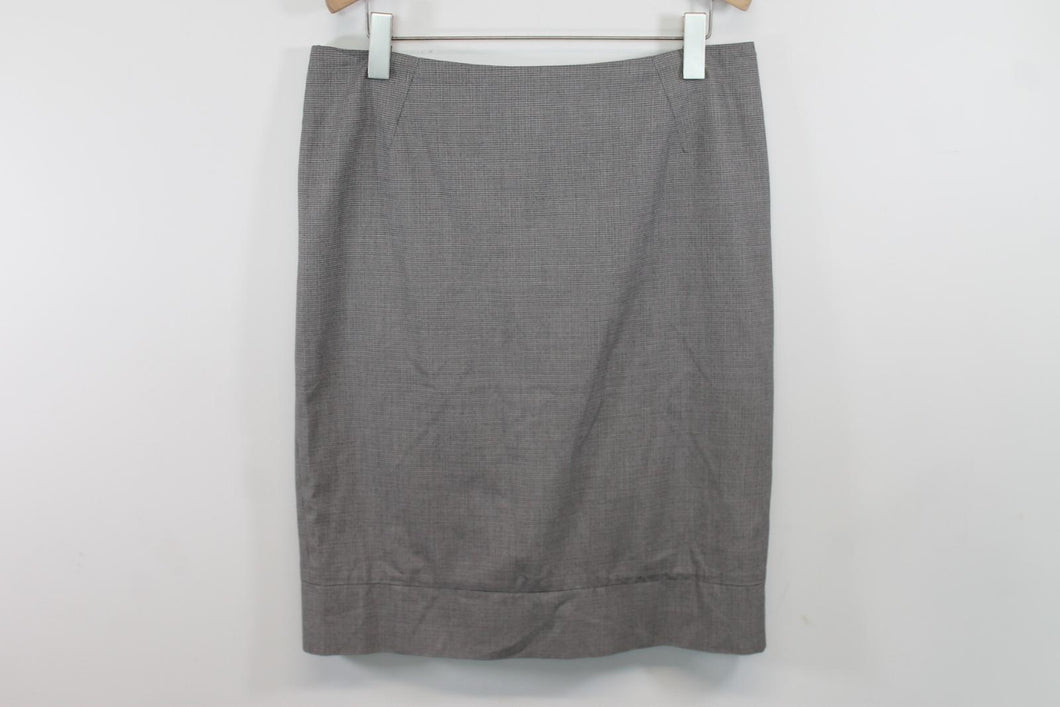 VIVIENNE WESTWOOD Ladies Grey Straight Knee Length Skirt EU42 UK14