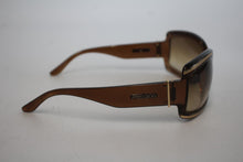 Load image into Gallery viewer, JIMMY CHOO Ladies Golden Brown Plastic Rectangular Sunglasses One Size
