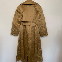 Load image into Gallery viewer, ASOS Gold Ladies Long Sleeve Collared Overcoat Coat Size UK 8 NEW
