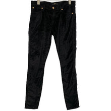 Load image into Gallery viewer, 7 FOR ALL MANKIND Black Ladies Stretch Tapered Jeans Size W30 L30

