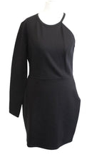 Load image into Gallery viewer, NBD X THE NAVEN TWINS Ladies Black One Shoulder Long Sleeve Mini Dress L NEW
