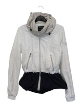 Load image into Gallery viewer, CALVIN KLEIN JEANS Ladies White Multi Long Sleeve Full Zip Hooded Jacket XL
