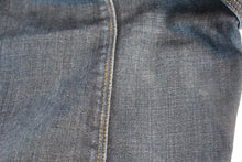 Load image into Gallery viewer, GOOD AMERICAN Ladies Good Leg Blue Zip Fly Front Slit Cropped Jeans 6/28 W28 L27
