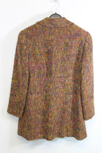 Load image into Gallery viewer, LOLA MELENDEZ Ladies Multicolour Woven 2-Button Blazer Jacket EU38 UK10
