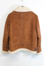 Load image into Gallery viewer, PIMKIE Ladies Brown Faux Shearling Bomber Jacket Size L
