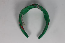 Load image into Gallery viewer, LILY AND LIONAL X ANTHROPOLOGIE Ladies Green Floral Twist Headband O/S
