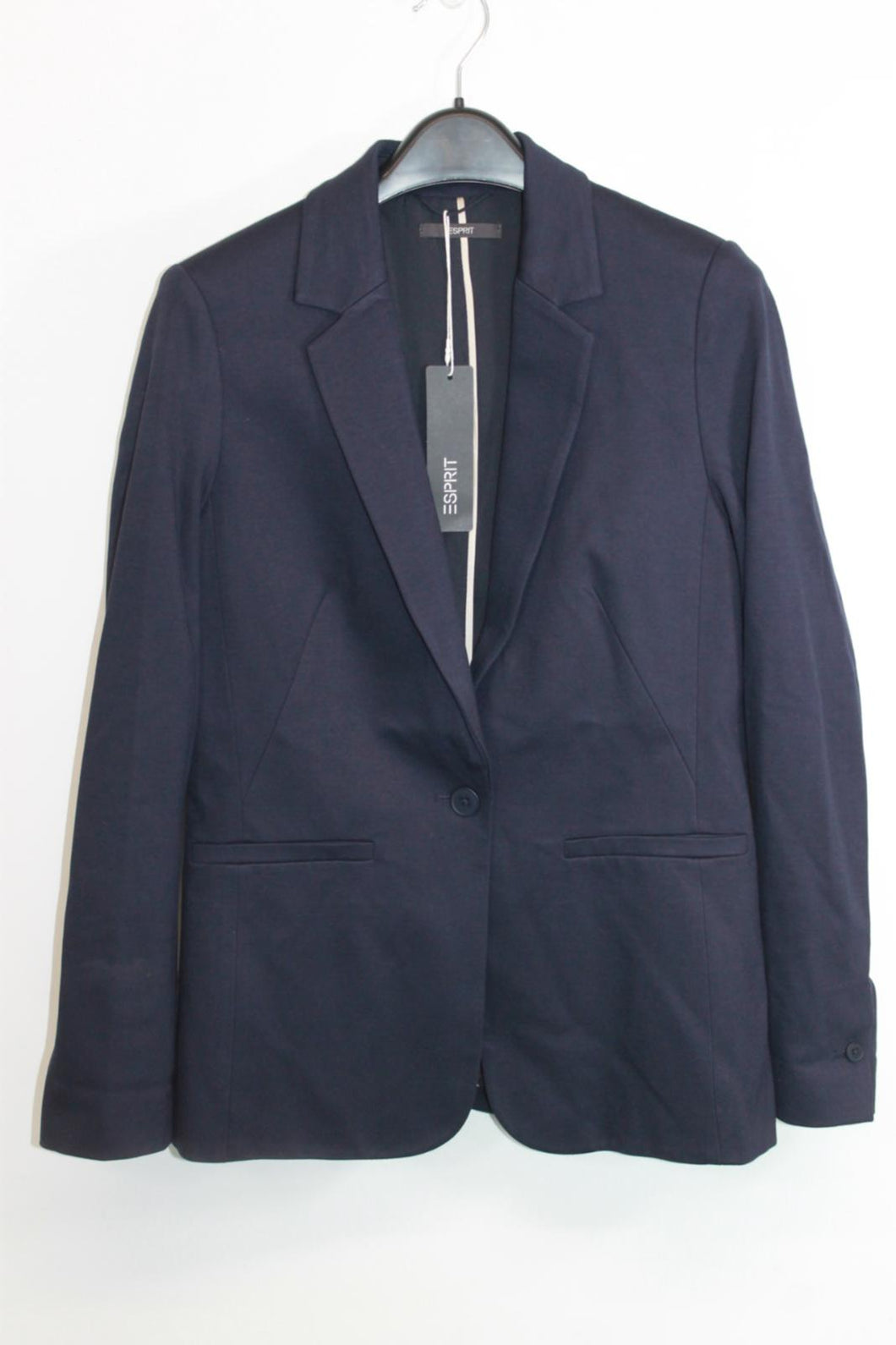 ESPRIT Ladies Navy Blue Blazer Jacket EU40 UK12 BNWT