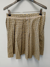 Load image into Gallery viewer, SEEBYCHLOE Ladies Beige Cotton Circle Print Skirt Size UK8
