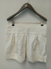 Load image into Gallery viewer, SEEBYCHLOE Ladies White Cotton 2-Pocket Mini Skirt Size UK8
