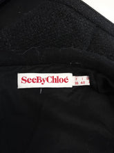 Load image into Gallery viewer, SEEBYCHLOE Ladies Pink Waist Tie Zip Up Patterned Shorts Size UK8
