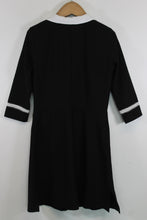 Load image into Gallery viewer, MAJE Ladies Black Half Sleeve Collared Mini Dress EU36 UK8
