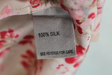 Load image into Gallery viewer, JIGSAW Ladies Multicoloured Floral Silk Short Sleeve V-Neck Midi Dress EU36 UK8
