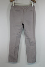 Load image into Gallery viewer, REISS Ladies Neutral Cotton Joanna Slim Fit Dress Trousers EU34 UK6
