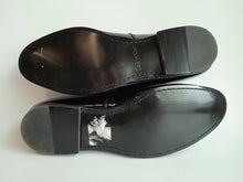 Load image into Gallery viewer, CALVIN KLEIN Men&#39;s Black Patent Leather Round Toe Nicco Loafers EU43 UK9
