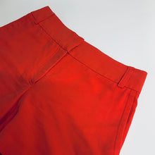 Load image into Gallery viewer, REISS Red Ladies Chino Short-Length Classic Mini Shorts Size UK 8
