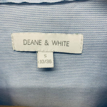 Load image into Gallery viewer, DEANE &amp; WHITE Blue Ladies Long Sleeve Collared Basic Button-Up Size UK S
