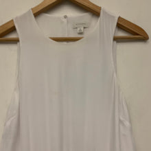 Load image into Gallery viewer, WITCHERY White Ladies Sleeveless Round Neck A-Line Dresses Size UK 10
