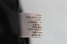 Load image into Gallery viewer, HELENE BERMAN Ladies Brown Faux Fur Cotton Animal Print Overcoat Coat UK14
