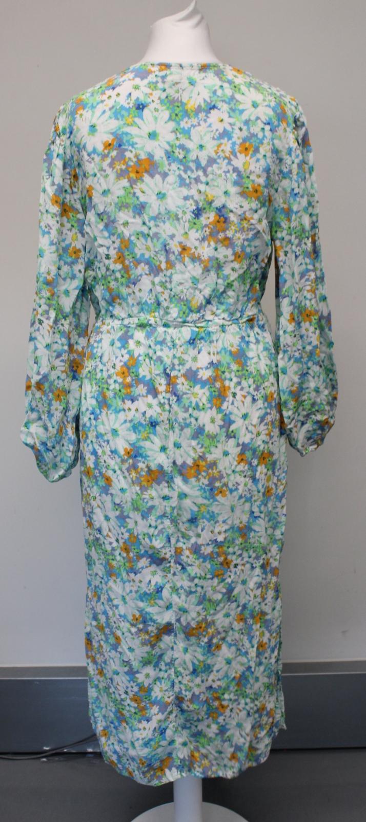 RIVER ISLAND Ladies Green Multi Tie Front Floral Cut Out Midi Dress UK –  ReThread