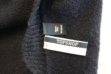 Load image into Gallery viewer, TOPSHOP Ladies Black Jewelled Embellished Long Sleeve Pullover Jumper UK10
