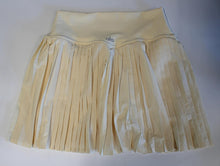 Load image into Gallery viewer, ALO Ladies  Vanilla Yellow Pleated Grand Slam Mini Tennis Skirt Skort M
