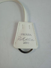 Load image into Gallery viewer, PRADA Ladies White Leather Re-Edition 2000 Removable Bag Tag Size XS
