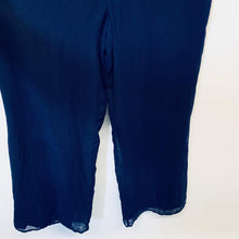 Load image into Gallery viewer, KALIKO K Blue Ladies Sleeveless Scoop Neck Bodysuit One-Piece Size UK 12
