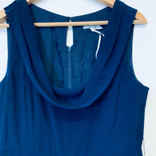 Load image into Gallery viewer, KALIKO K Blue Ladies Sleeveless Scoop Neck Bodysuit One-Piece Size UK 12
