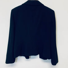 Load image into Gallery viewer, PRECIS Black Ladies Long Sleeve Collared Basic Jacket Formal Size UK 14
