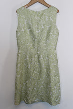 Load image into Gallery viewer, PHASE EIGHT Ladies Green Floral Tie-Front Sleeveless Midi Sheath Dress EU42 UK14
