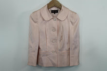 Load image into Gallery viewer, PHASE EIGHT Ladies Pink Long Sleeve Rounded Collar Button Down Jacket Size S
