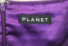 Load image into Gallery viewer, PLANET Ladies Purple Sleeveless Scoop Neck Knee Length Sheath Dress EU38 UK12

