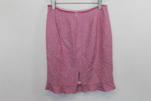 Load image into Gallery viewer, TALBOTS Ladies Pink Wool Knee Length Straight Pencil Skirt Size M
