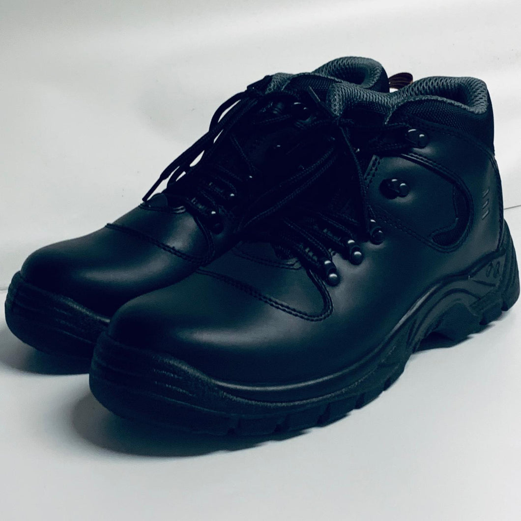 ROK-WEAR Men's Black Faux Leather Steel Toe Capped Boot Chukka UK10 BNIB