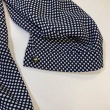 Load image into Gallery viewer, PRINCIPLES BY BEN DE LISI PETITE Ladies Blue Navy Star Spotted White Blouse UK12
