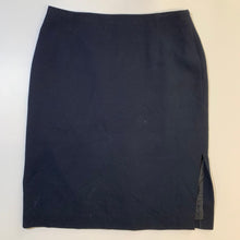 Load image into Gallery viewer, ST MICHAEL X MARKS &amp; SPENCERS Blue Navy Formal Ladies Office Skirt Size UK 12
