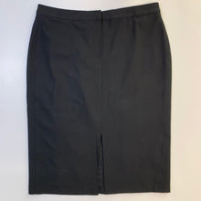 Load image into Gallery viewer, MARKS &amp; SPENCER Black Ladies Formal Smart A-Line Skirt Size UK 12
