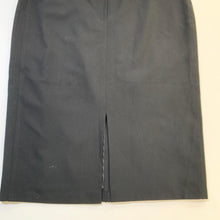 Load image into Gallery viewer, MARKS &amp; SPENCER Black Ladies Formal Smart A-Line Skirt Size UK 12
