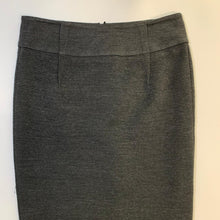 Load image into Gallery viewer, MARKS &amp; SPENCER Dark Grey Horizontal Ribbed Ladies A-Line Skirt Size UK 12
